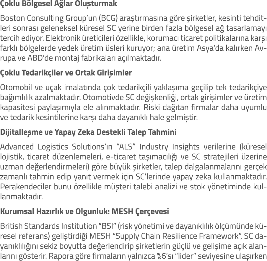  oklu B lgesel A lar Olu turmak Boston Consulting Group’un (BCG) ara t rmas na g re irketler, kesinti tehditleri son...