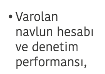 Varolan navlun hesab  ve denetim performans   