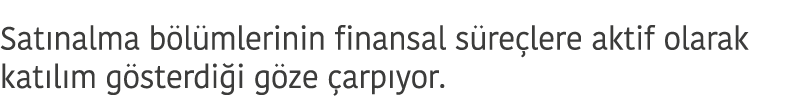 Sat nalma b l mlerinin finansal s re lere aktif olarak kat l m g sterdi i g ze  arp yor  