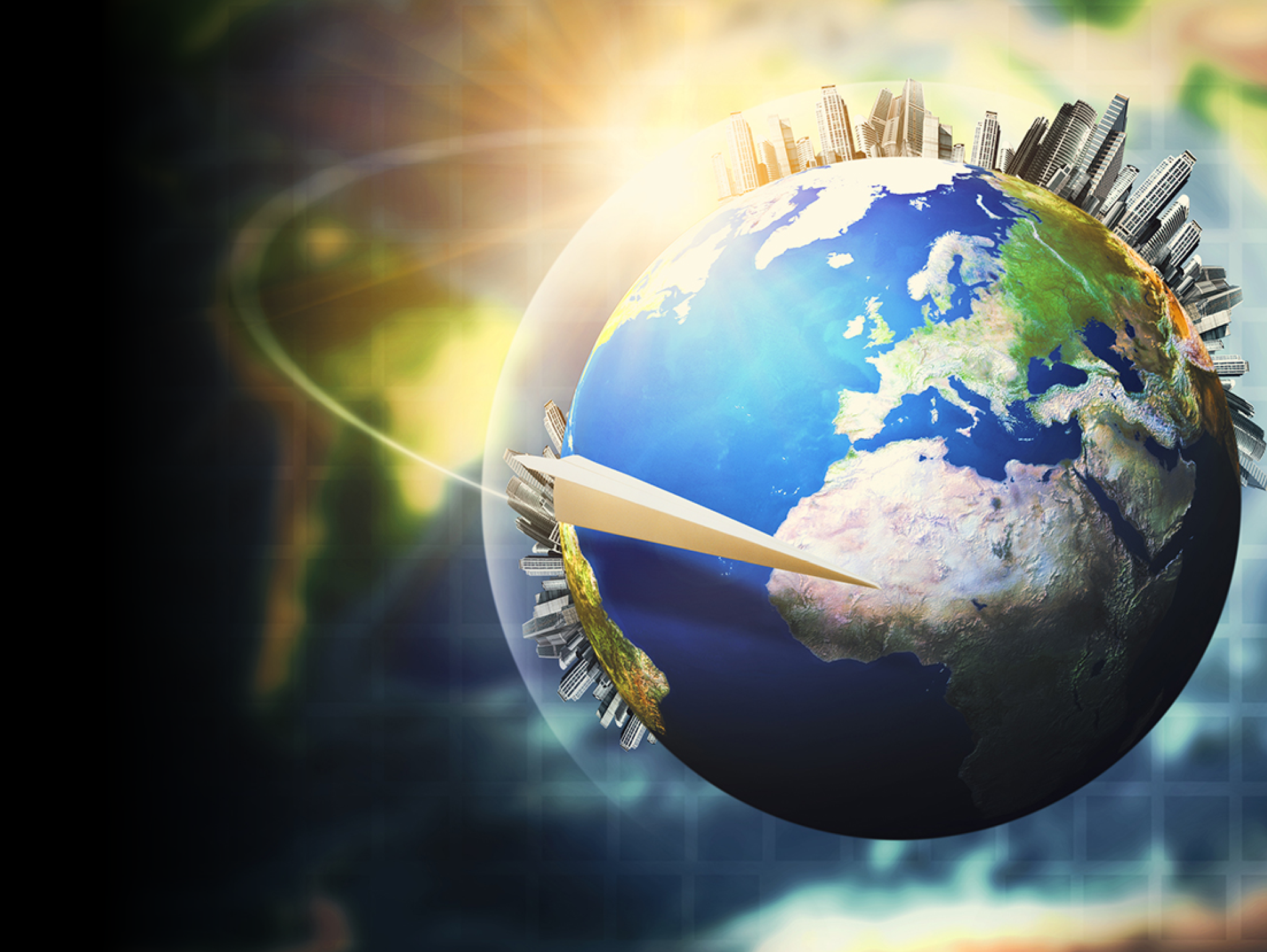 Global sustainable development concept, environmental backgrounds