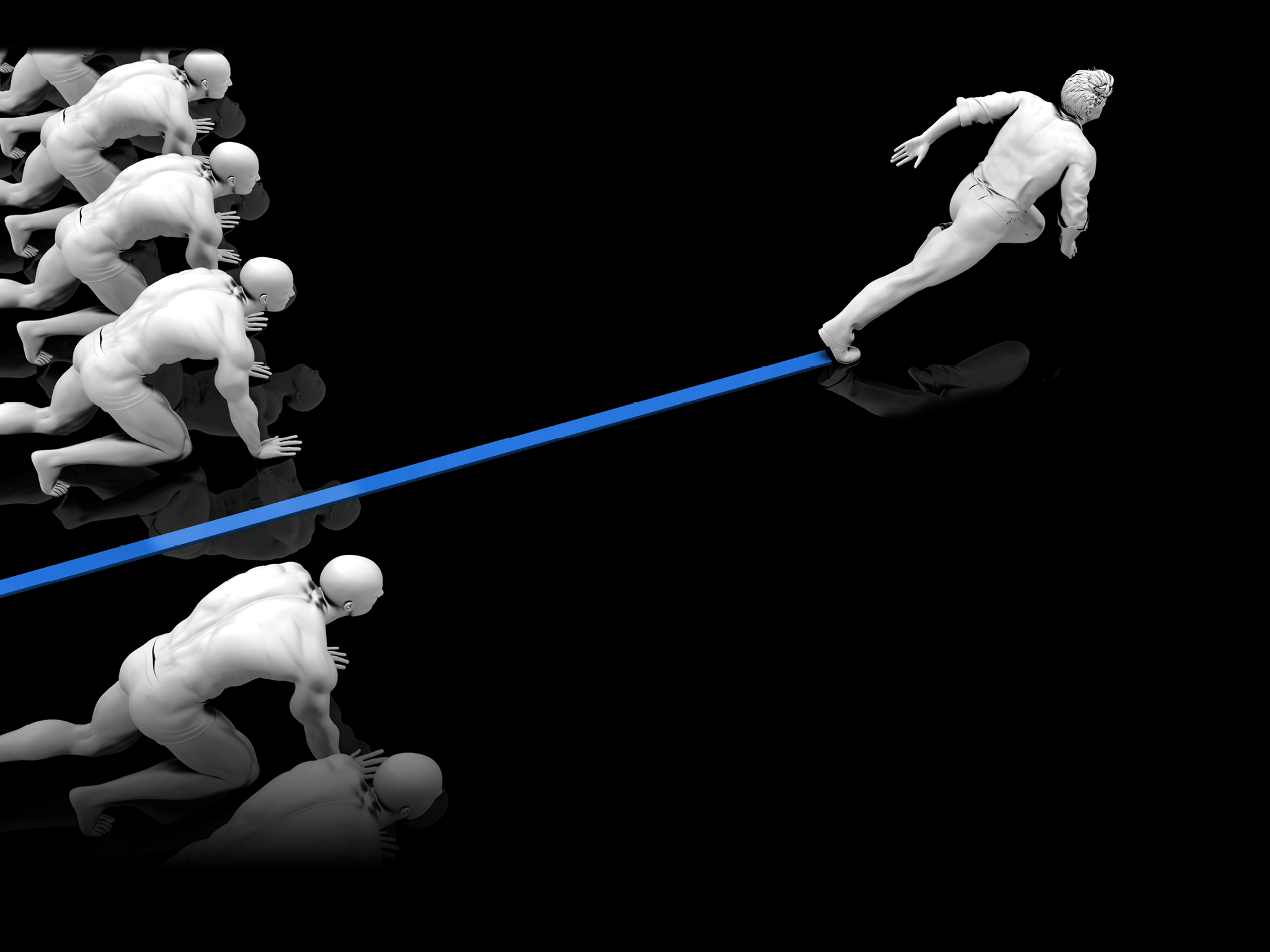 Sustainability Leader with a Man Having a Head Start