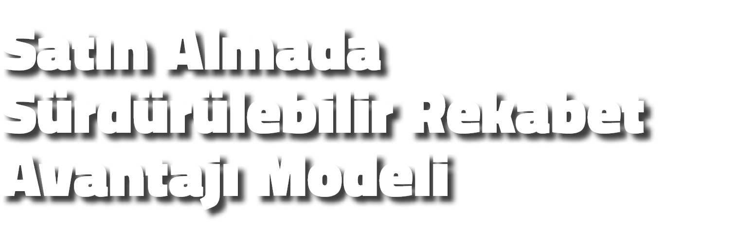 Sat n Almada S rd r lebilir Rekabet Avantaj Modeli 