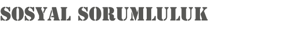 SOSYAL SORUMLULUK