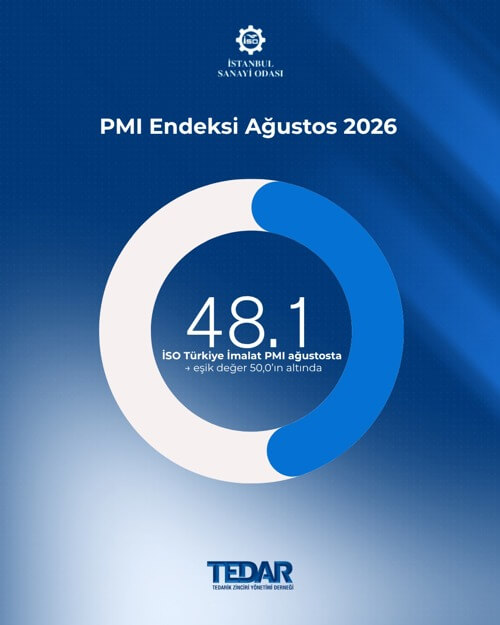 İstanbul Sanayi Odası Türkiye İmalat ve Sektörel PMI Ağustos 2026 Raporu