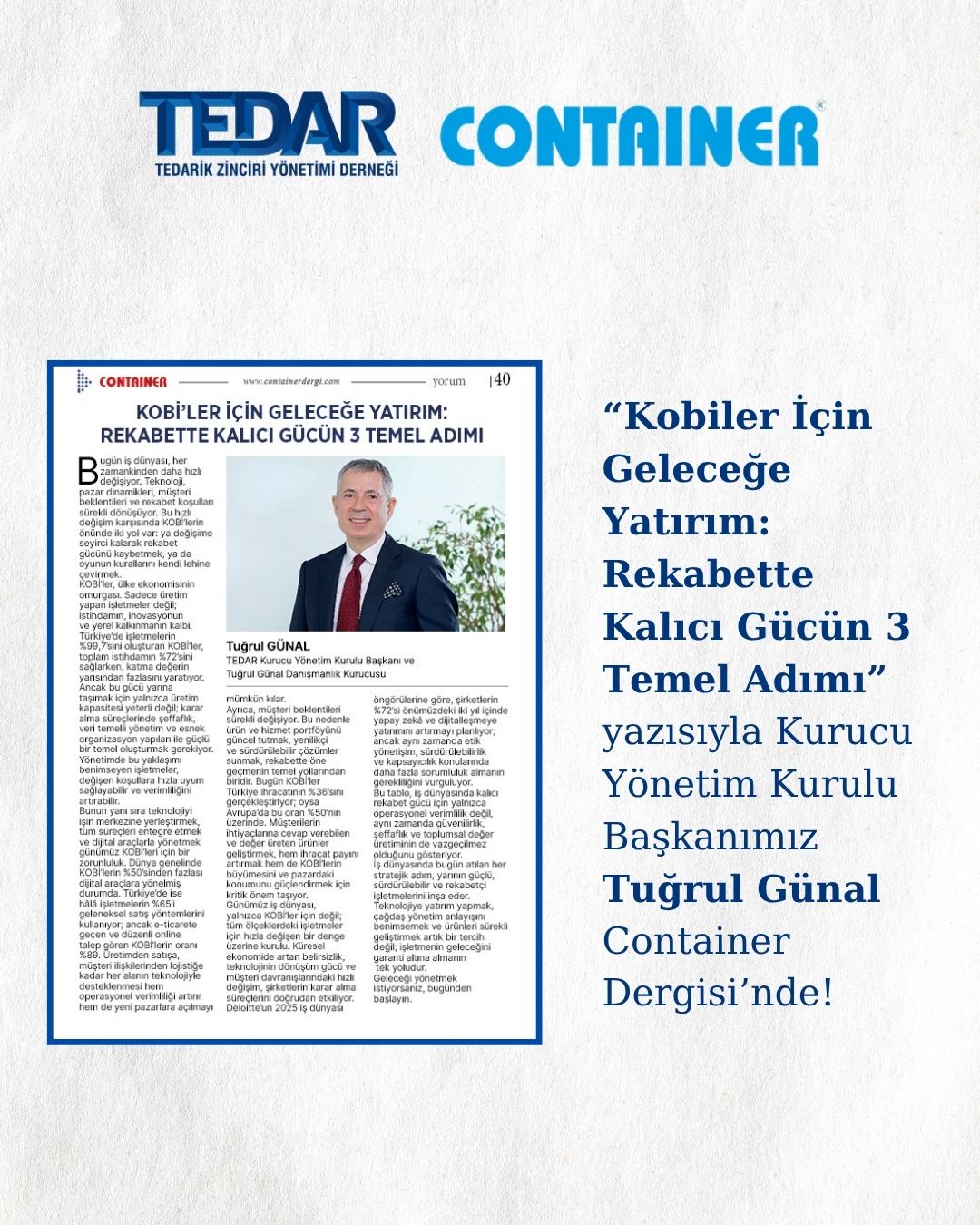 Container Dergisi-Ekim 2025